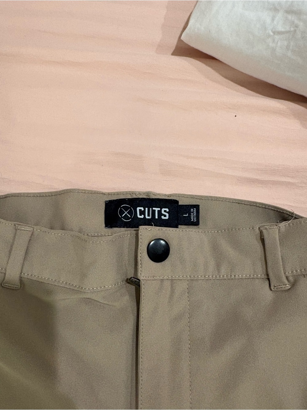 Men's CUTS Khaki Stretch Casual Pants